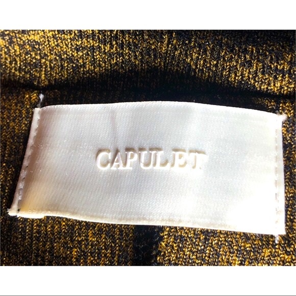 Capulet Wells Bronze Cross-Over Off Shoulder Long Sleeves Thong Bodysuit Sz Sm - Picture 14 of 16